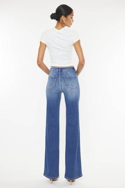 Ultra High Rise Holly Medium Wash Flare Jeans