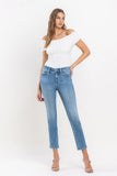 Jeanne High Rise Stretch Slim Straight Jeans