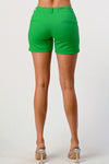 Lime Green Colored Chino Shorts