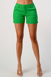 Lime Green Colored Chino Shorts