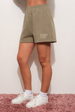 Olive Colored 'Happy Hour' Lounge Shorts