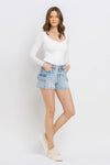 Victoria High Rise Mom Cargo Shorts