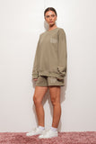 Olive Colored 'Happy Hour' Sweatshirt