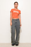 Burnt Orange 'Texas' Baby Tee