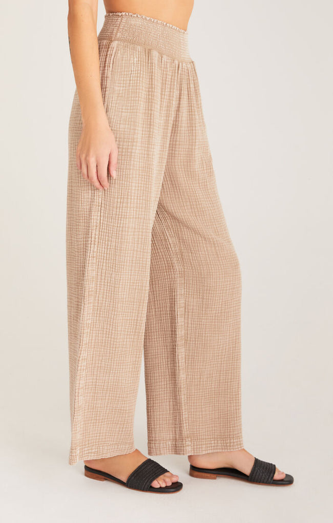 Dune Colored Cassidy Full Length Pants