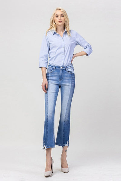 Kylie High Rise Kick Flare Jeans