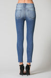 Beth Light Colored High Rise Crop Skinny Jeans - THE WEARHOUSE