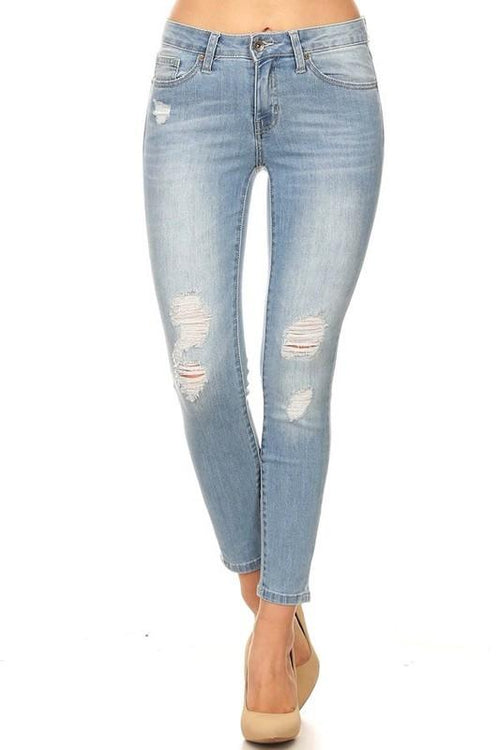 Molly Mid Rise Skinny Ankle Jeans - THE WEARHOUSE
