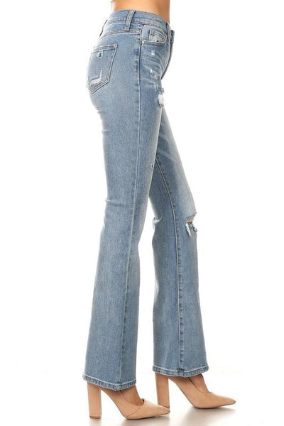 Vala High Rise Vintage Flare Jeans - THE WEARHOUSE