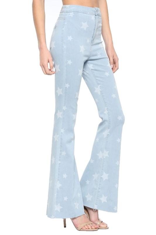 High Rise Star Super Flare - THE WEARHOUSE