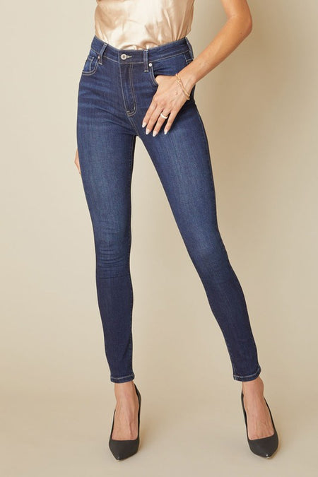 Bianca Mid Rise Super Skinny Jeans
