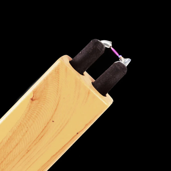 Rechargeable USB Arc Spark Lighter (Wood Grain)