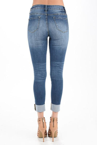 Jennifer Vintage Distressed Jeans - THE WEARHOUSE