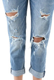 Kayla Low Rise Girlfriend Jeans - THE WEARHOUSE