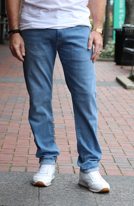 Stefan Seafoam Colored Straight Leg Jeans