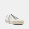 Willow Gold and White Star Sneakers