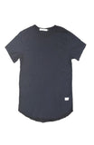 Carbon Black 4 Corners Crew Neck Tee
