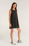 Black Colored Sloane Sleeveless Mini Dress