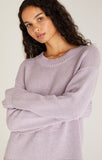 Violet Stone Colored Crew Neck Sweater
