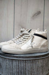 Save the Stars High Top White Sneakers
