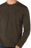 Military Green Colored Henley Shirt