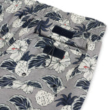 Fish Hippie Charcoal Colored Pineapple Print Volley Shorts