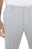 Grayson Silver and White Plaid Pants