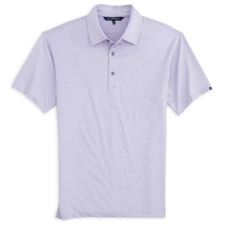 Charcoal Colored Brutus Palm Print Performance Polo
