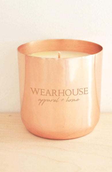 Wearhouse Soy Repurpose Copper Candle - THE WEARHOUSE